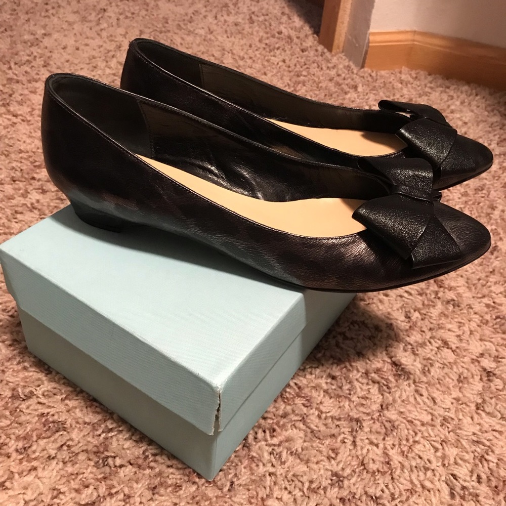 Butter-Leopard print bow flats